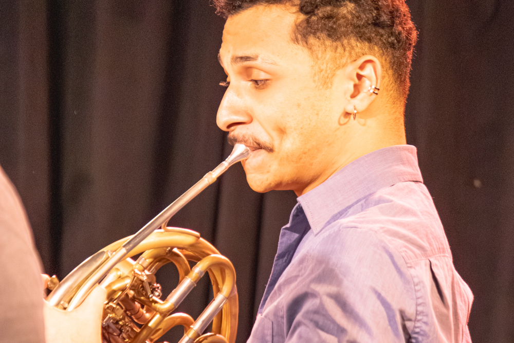 Felipe Portugal, trompista do Quinteto Guanabara